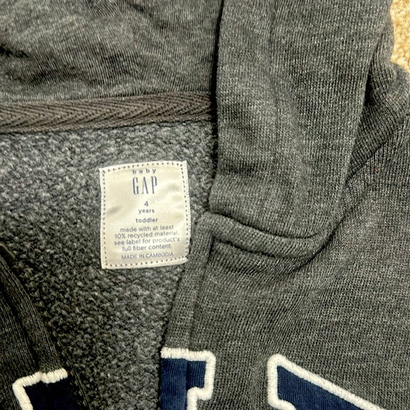 babyGap Logo Zip Hoodie size 4T - Picture 5 of 5